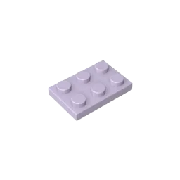 Gobricks GDS-510 Plate 2 x 3 | Compatible Building Block for DIY Projects