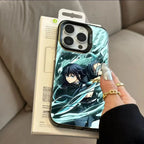 Matte Demon Slayers Anime Phone Case For IPhone 17 17 Air 17Pro 17 Pro Max 16 15 14 13 12 11 Plus 16E Cover Capa Anti-Knock