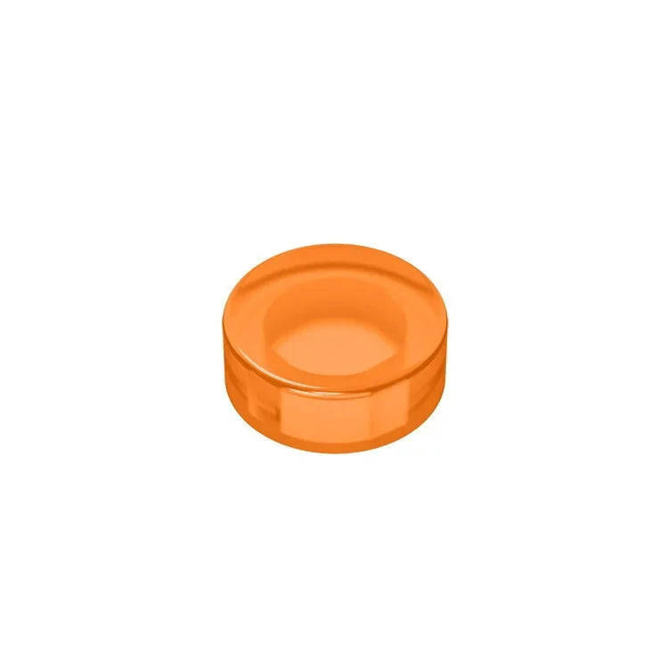 Gobricks GDS-612 Flat Tile 1x1 Round | Compatible Building Block