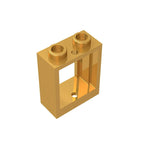 Gobricks GDS-783 Frame 1x2x2 Window | Compatible Building Block for DIY Projects