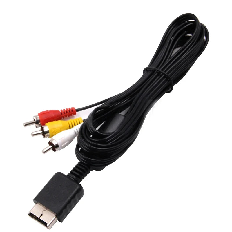 AV Cable for PS2 PS3 | Composite Audio Video Cord for Sony PlayStation 2 and 3