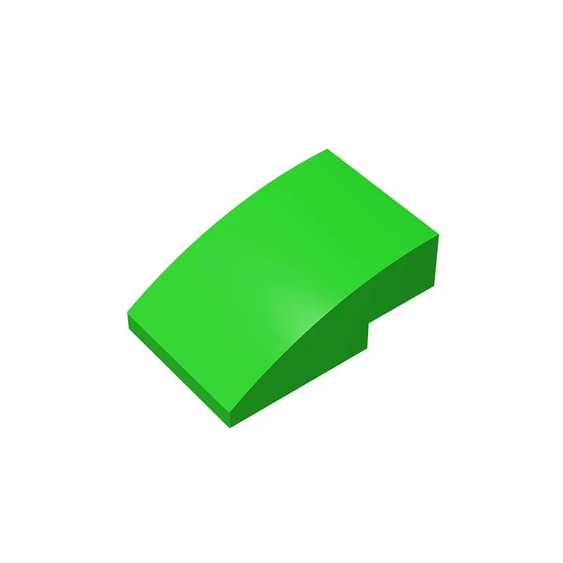 Gobricks GDS-1123 Slope, Curved 3 x 2 Building Block | Compatible with Lego 24309