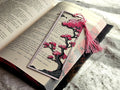 Sakura Samurai Framed Bookmark – Cherry Blossom Samurai Bookmark