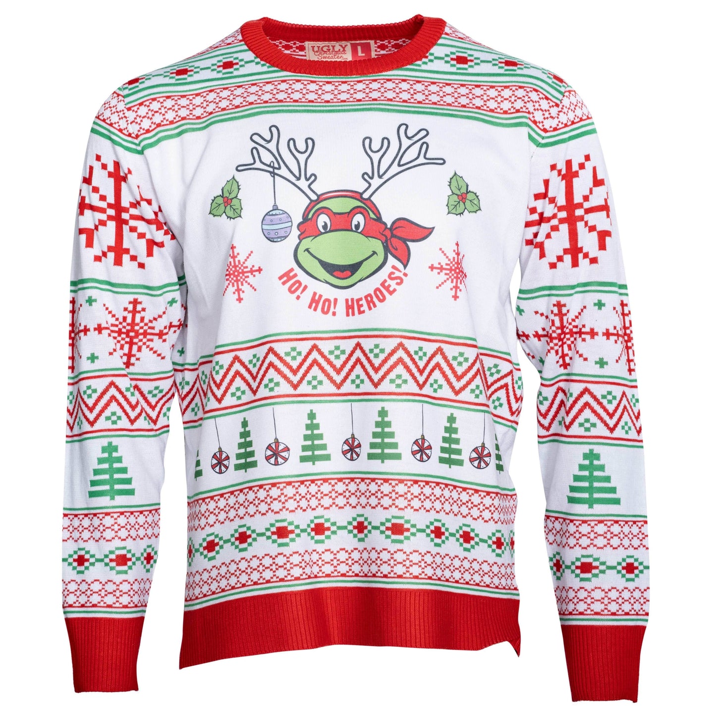 Raphael Reindeer TMNT Christmas Sweater - XS