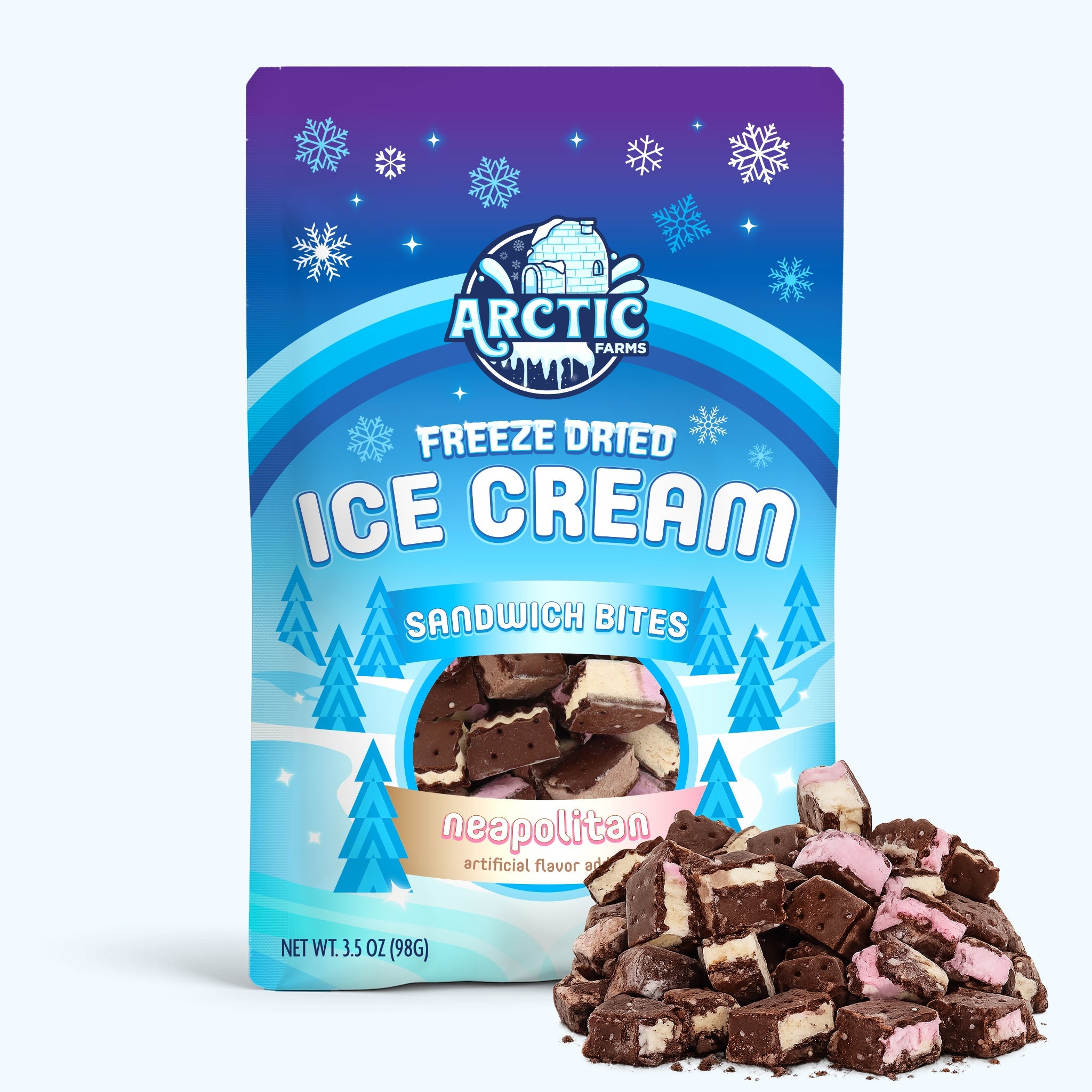 Freeze Dried Ice Cream Sandwich Bites