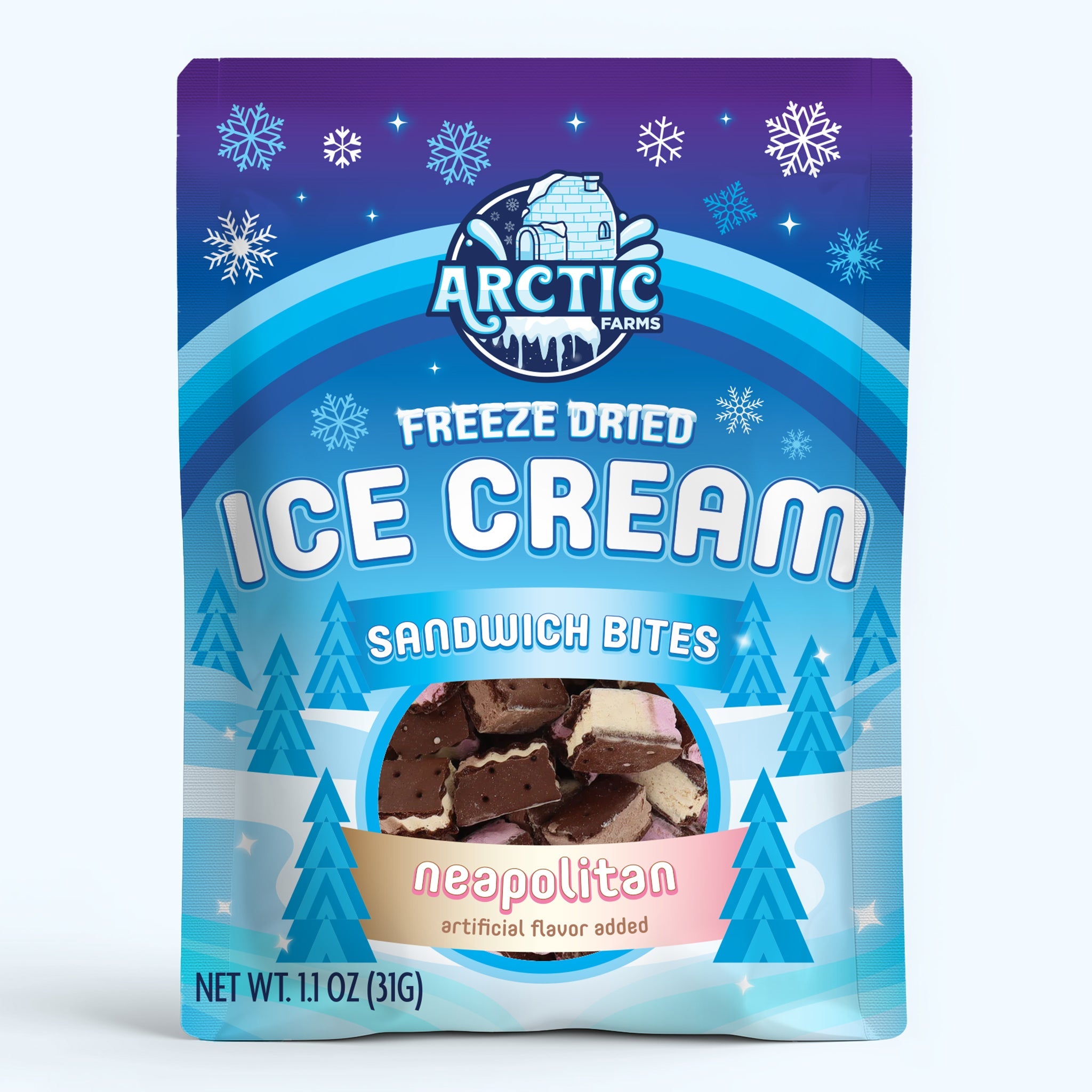 Freeze Dried Ice Cream Sandwich Bites