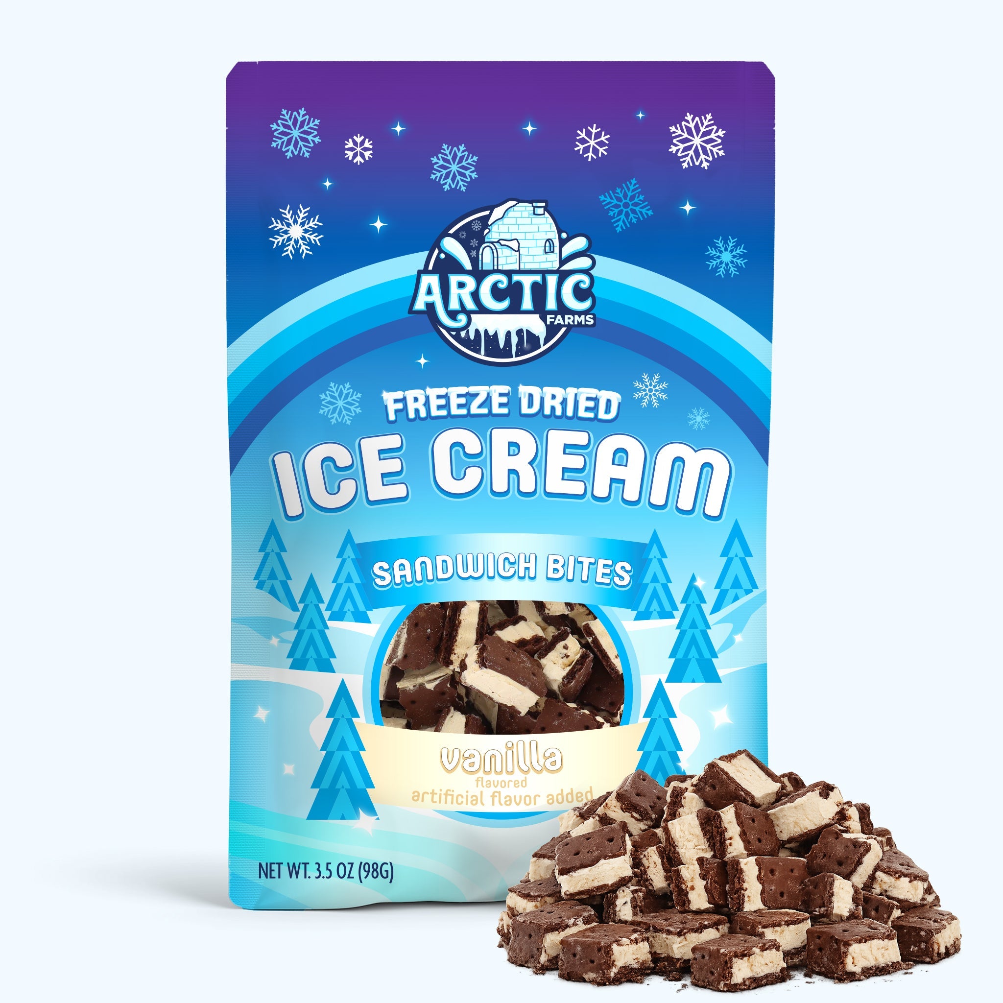 Freeze Dried Ice Cream Sandwich Bites