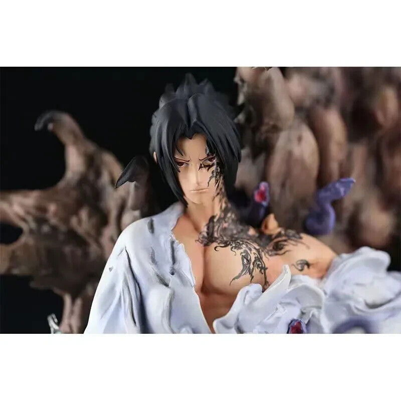 Sasuke Uchiha Figure, Cursed Seal Of Heaven Figurine, Anime Gifts 31cm/12in