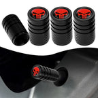 4PCS Skull Valve Stem Caps
