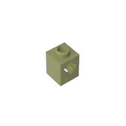 Gobricks GDS-2196 Technical Brick 1 x 1 with Axle Hole | Building Block for Lego