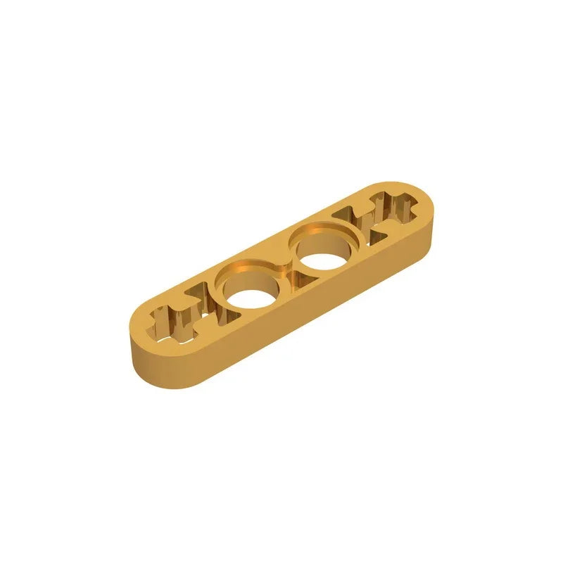 Gobricks GDS-690 Technical Liftarm Thin 1 x 4 with Axle Holes | Compatible Building Block Part 32449
