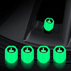 4PCS Luminous Valve Stem Caps