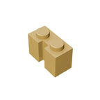 Gobricks GDS-798 Brick 1x2 with Groove | Compatible Building Block for DIY Sets