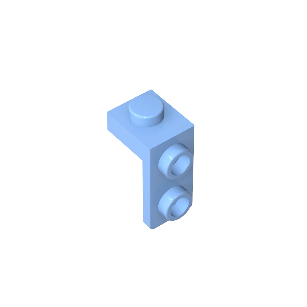 Gobricks Bracket 1 x 1 - 1 x 2 | Compatible Building Block
