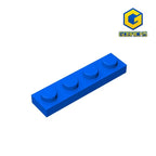Gobricks GDS-504 Plate 1 x 4 | Compatible Building Block Pieces
