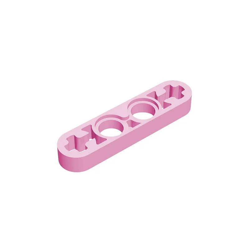 Gobricks GDS-690 Technical Liftarm Thin 1 x 4 with Axle Holes | Compatible Building Block Part 32449