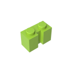 Gobricks GDS-798 Brick 1x2 with Groove | Compatible Building Block for DIY Sets