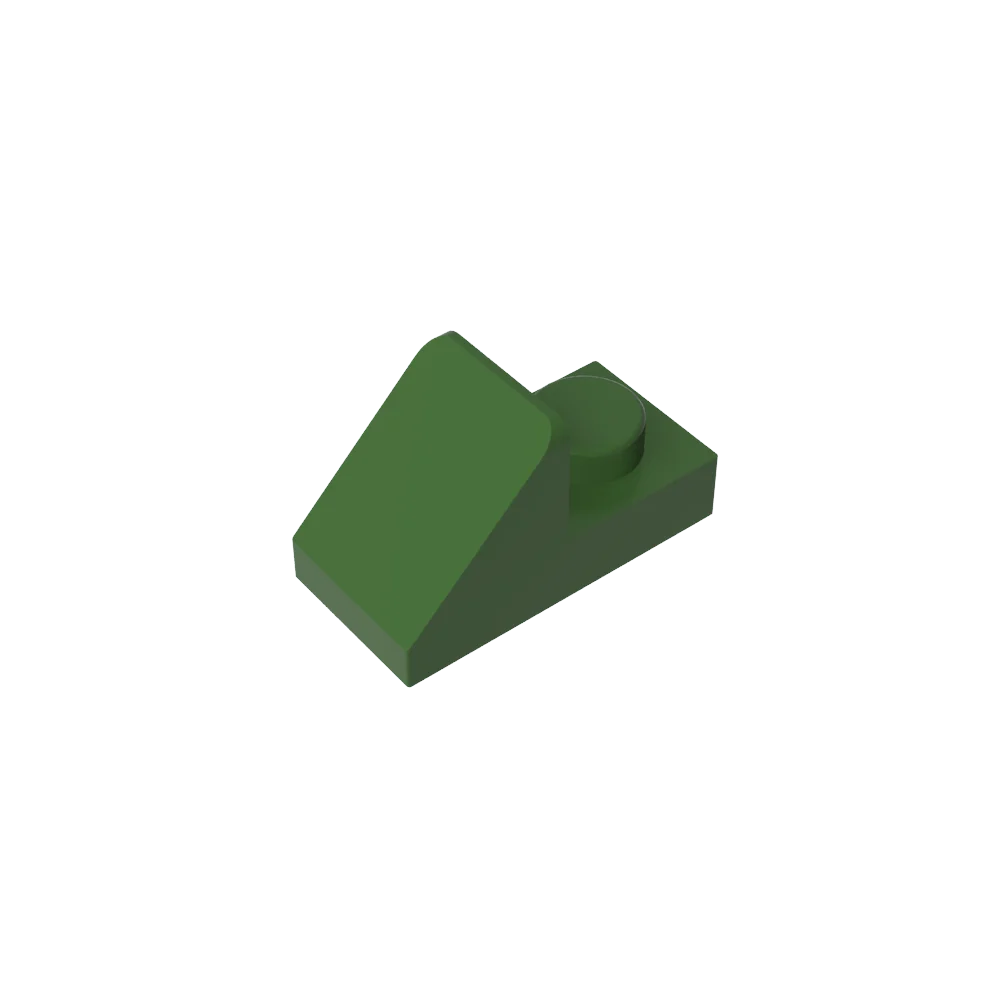 Gobricks GDS-832 Slope 45 2x1 with 2/3 Cutout | Compatible Building Block for DIY