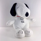 Breathing White Dog Plush Toy – Light & Sound Sleep Companion