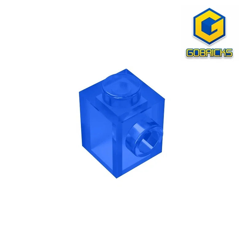 Gobricks GDS-635 BRICK 1X1 W. 1 KNOB | Single Side Bump Building Block Compatible with Lego 87087