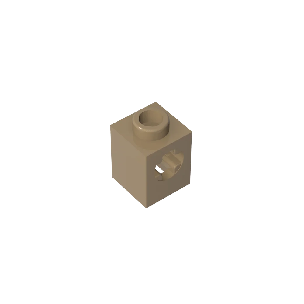 Gobricks GDS-2196 Technical Brick 1 x 1 with Axle Hole | Building Block for Lego