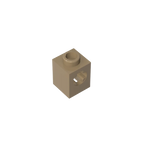 Gobricks GDS-2196 Technical Brick 1 x 1 with Axle Hole | Building Block for Lego