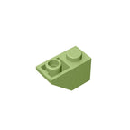 Gobricks GDS-597 Slope, Inverted 45 2x1 | Compatible Building Block for DIY