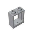 Gobricks GDS-783 Frame 1x2x2 Window | Compatible Building Block for DIY Projects