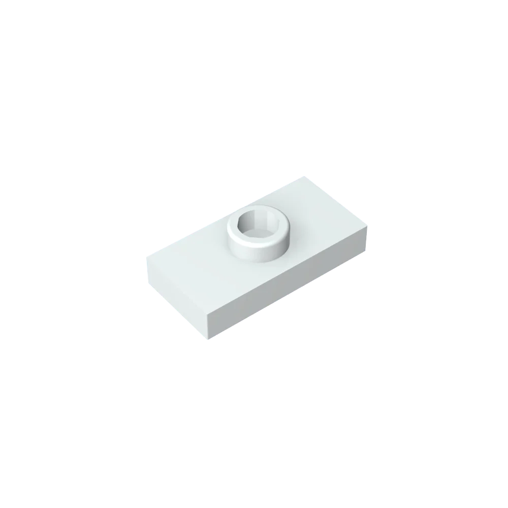 Gobricks PLATE 1X2 W. 1 KNOB | Modified Building Block Compatible with Lego 15573