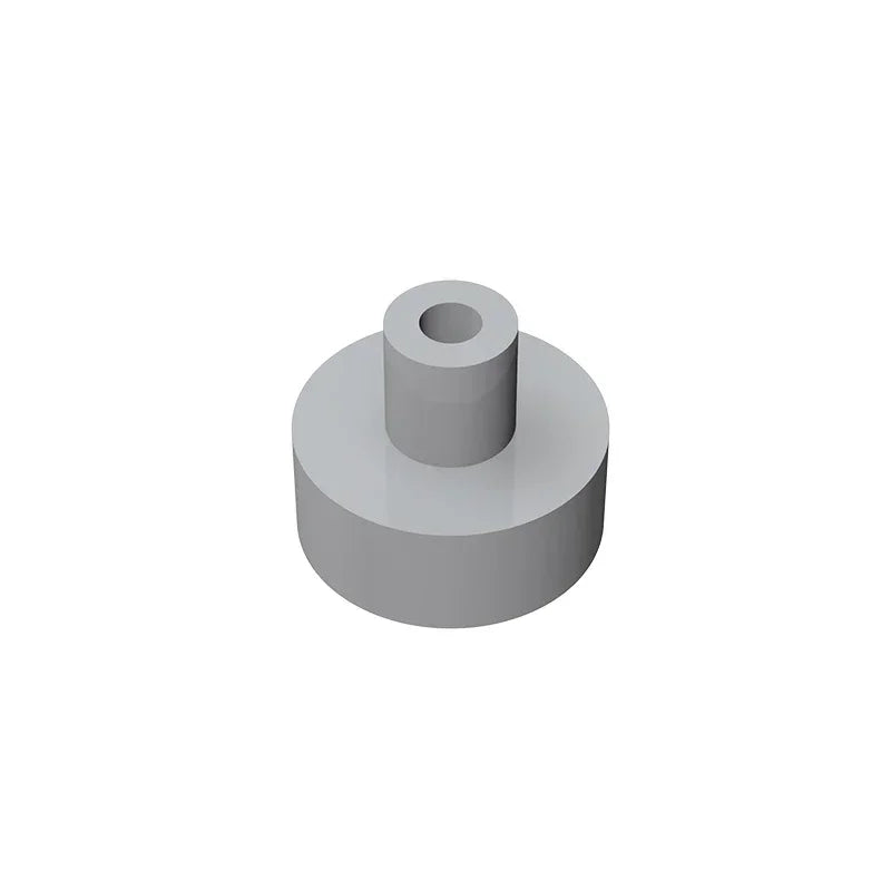 Gobricks Tile Round 1x1 with Bar and Pin Holder | Compatible Building Block