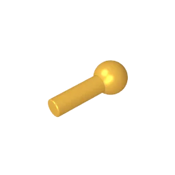 Gobricks Bar 1L with Tow Ball | Compatible Building Block Technical Parts