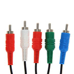 Component AV Cable for PS2 PS3 | HDTV Audio Video Cord