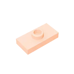 Gobricks PLATE 1X2 W. 1 KNOB | Modified Building Block Compatible with Lego 15573