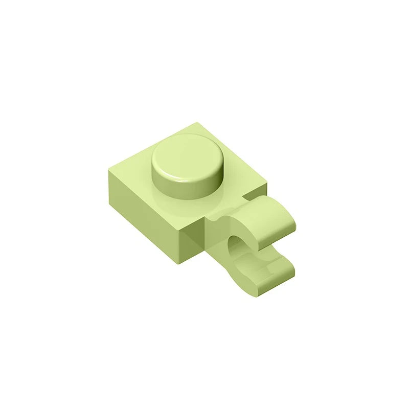 Gobricks GDS-813 1x1 Plate with Vertical Holder | Compatible with Lego 6019 and 61252