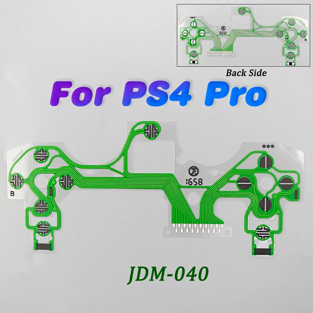 1Pc Button Ribbon Circuit Board for PS3 PS4 Pro PS5 Controller | Conductive Film Keypad Flex Cable Replacement