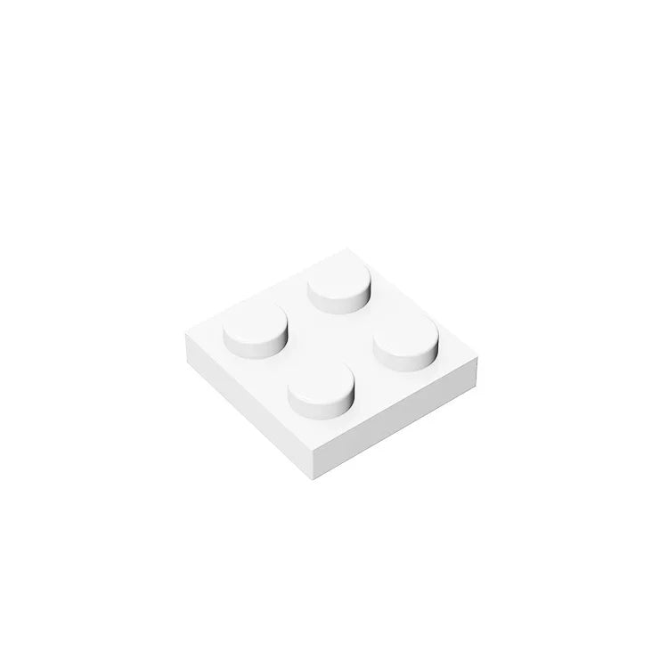Gobricks Plate 2 x 2 Building Block | Compatible with Lego 3022