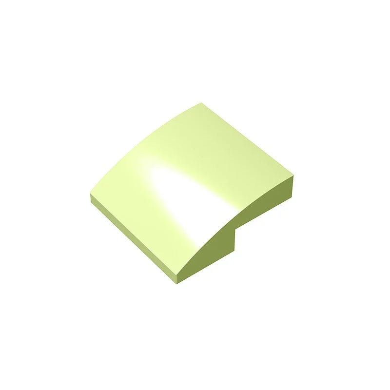 Gobricks GDS-1270 Slope, Curved 2 x 2 Inverted | Compatible with Lego 32803 Building Block