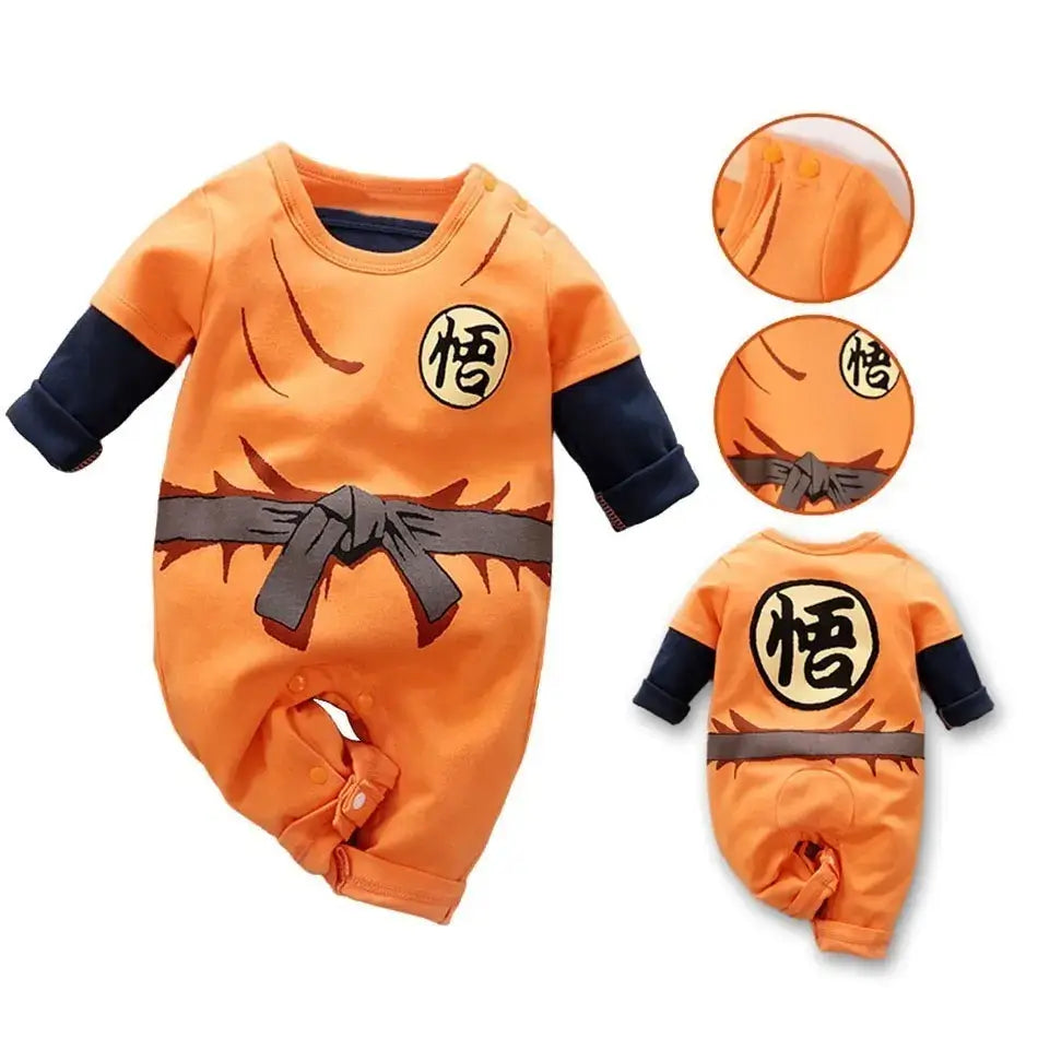 Anime Baby Rompers Newborn Cosplay Costume 0-18m