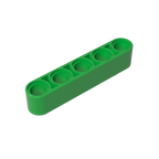 Gobricks GDS-664 Technical Liftarm Thick 1 x 5 | Compatible Building Block