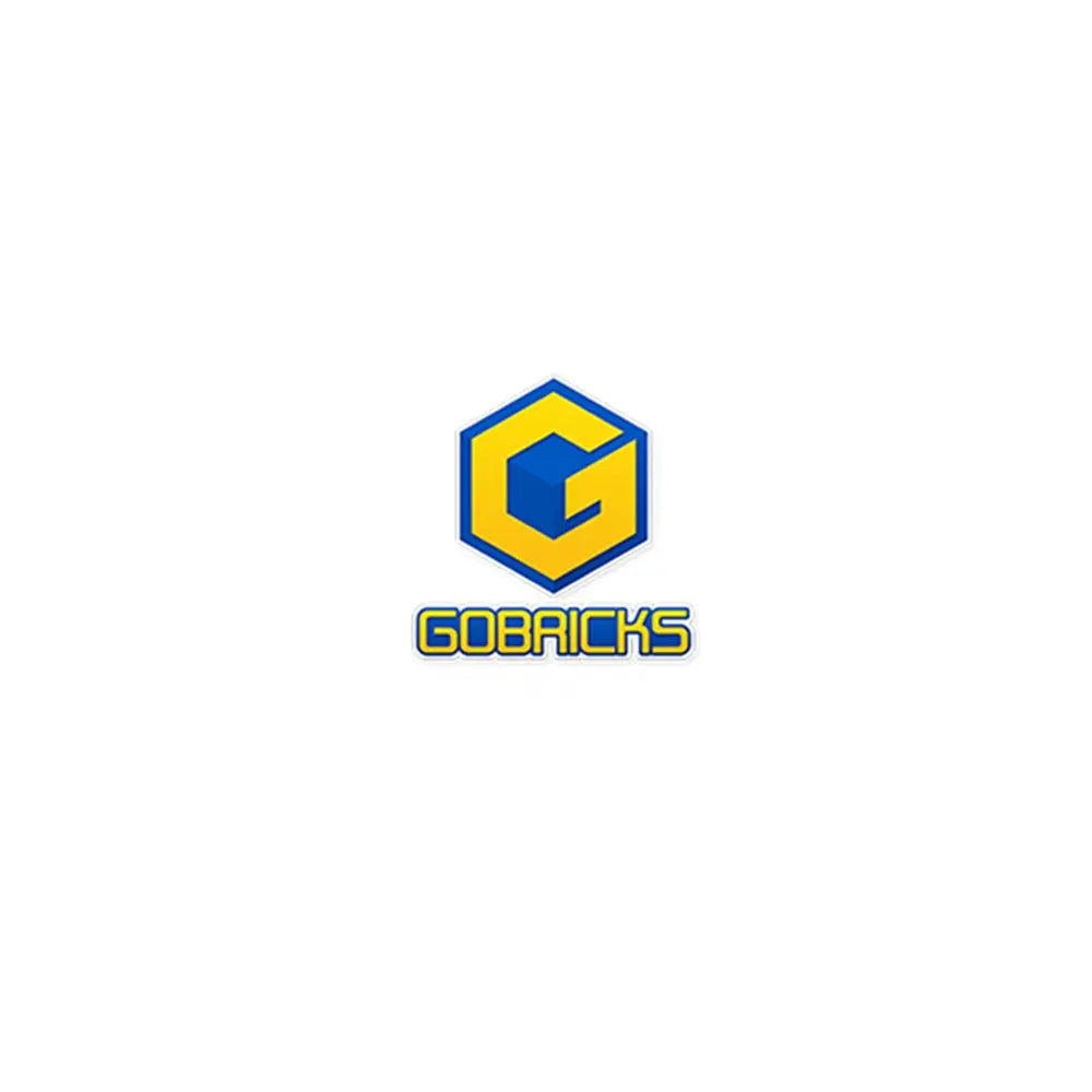 Gobricks GDS-1029 Axle and Pin Connector Perpendicular Split | Compatible with Lego 92907