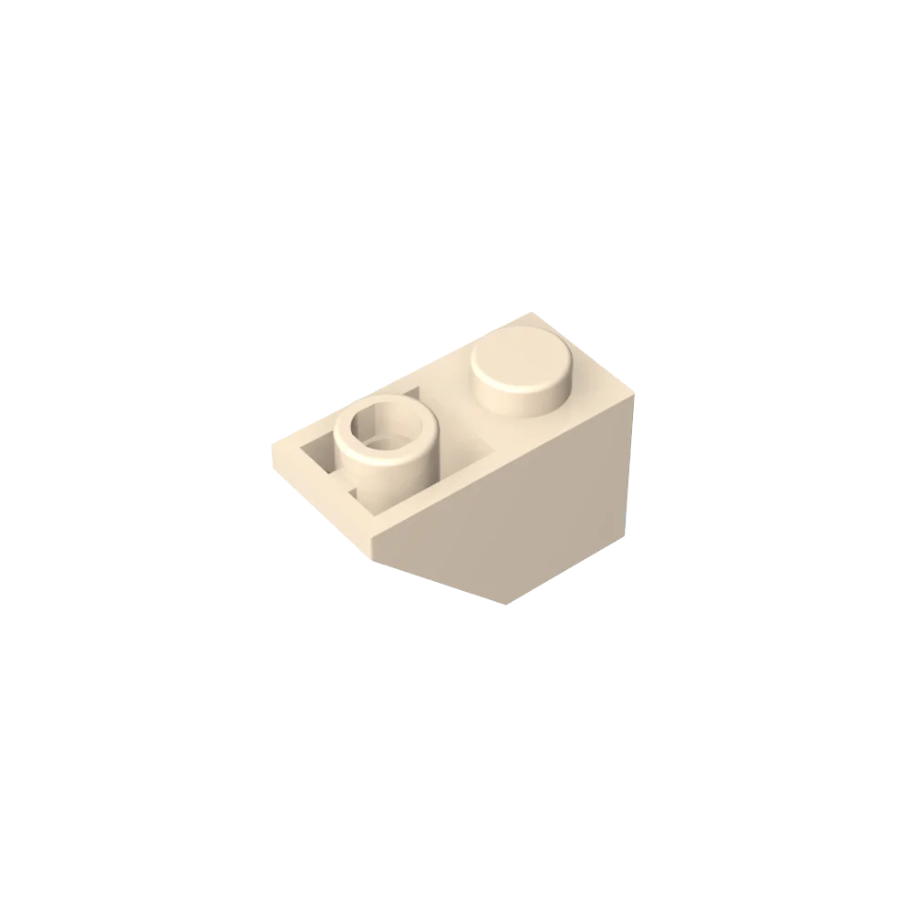 Gobricks GDS-597 Slope, Inverted 45 2x1 | Compatible Building Block for DIY