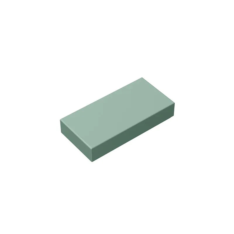 Gobricks GDS-566 Tile 1 x 2 with Groove | Compatible Building Block