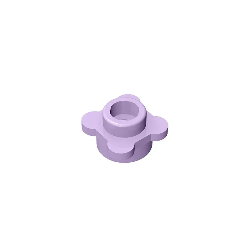 Gobricks GDS-839 Plate Round 1x1 with Flower Edge | Compatible with Lego 33291 28573