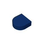 Gobricks Tile Round 1 x 1 Half Circle Extended | Compatible Brick Building Block