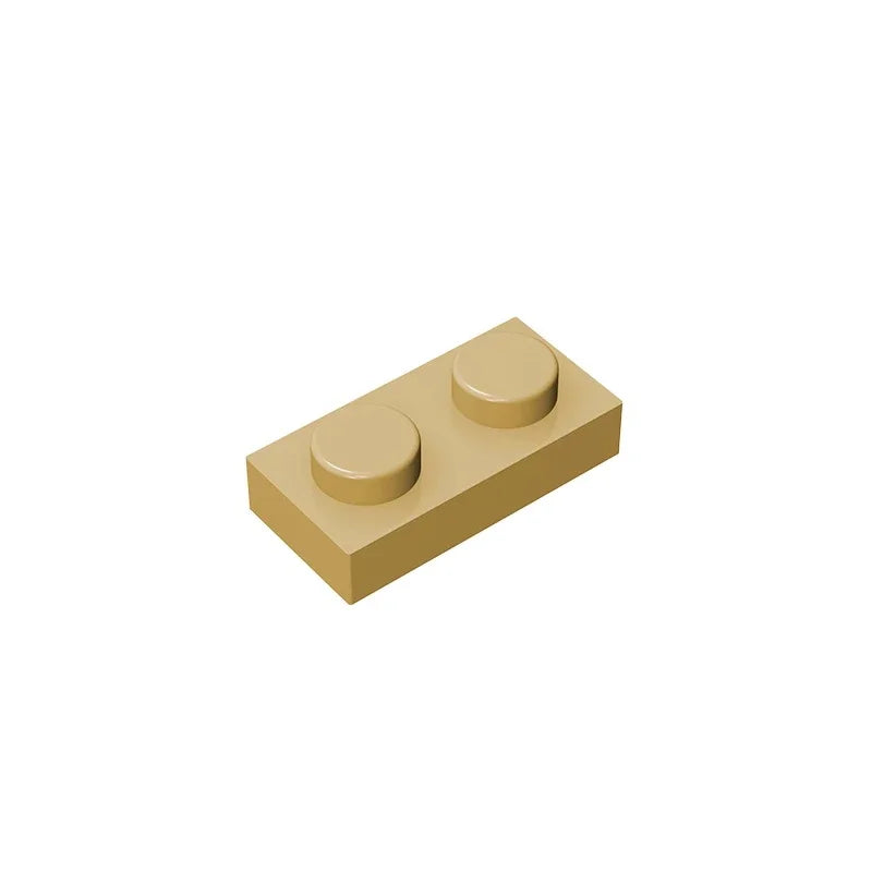 Gobricks GDS-502 Plate 1 x 2 Compatible Building Blocks | 6225 Pieces for DIY Creations