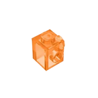 Gobricks GDS-1046 Modified Brick 1 x 1 with Studs on 2 Sides | Building Block for DIY