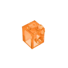 Gobricks GDS-1046 Modified Brick 1 x 1 with Studs on 2 Sides | Building Block for DIY