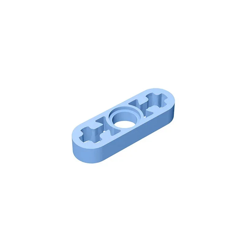 Gobricks GDS-689 Technical Liftarm Thin 1 x 3 | Building Block with Axle Holes Compatible with Lego 6632