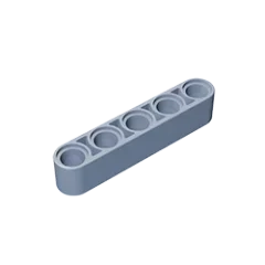 Gobricks GDS-664 Technical Liftarm Thick 1 x 5 | Compatible Building Block