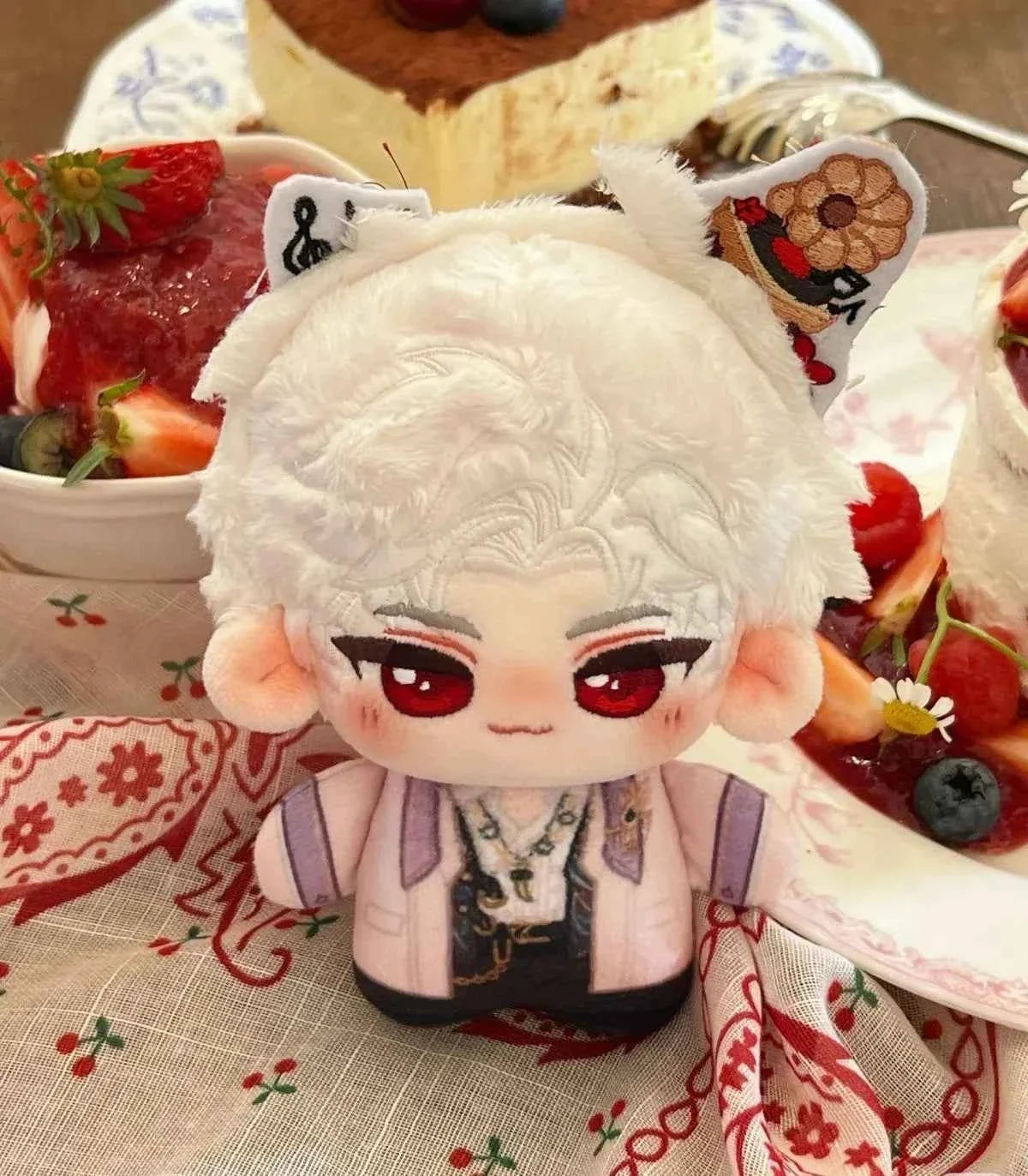 Flower Series Love & Deepspace Plush Keychain Cute Cartoon
